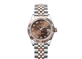 Rolex Lady-Datejust 279171 (2025) - Bruin wijzerplaat 28mm Staal