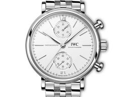IWC Portofino Chronograph IW391503 (2025) - Silver dial 39 mm Steel case
