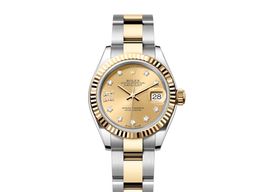 Rolex Lady-Datejust 279173-0022 (2024) - Champagne dial 28 mm Gold/Steel case