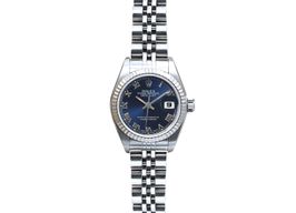 Rolex Lady-Datejust 69174 (Onbekend (willekeurig serienummer)) - Blauw wijzerplaat 26mm Staal