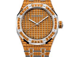 Audemars Piguet Royal Oak Selfwinding 15554BC.SE.1274BC.01 (2025) - Orange dial 37 mm White Gold case