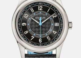 Patek Philippe Calatrava 6007G-011 (2023) - Black dial 40 mm White Gold case
