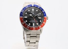 Rolex GMT-Master 1675 (1978) - Zwart wijzerplaat 40mm Staal