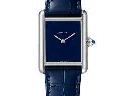 Cartier Tank WSTA0114 (2025) - Blue dial 26 mm Steel case