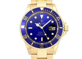 Rolex Submariner Date 116618LB (2017) - Black dial 40 mm Yellow Gold case