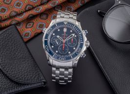 Omega Seamaster Diver 300 M 212.30.44.50.03.001 (Onbekend (willekeurig serienummer)) - Blauw wijzerplaat 44mm Staal