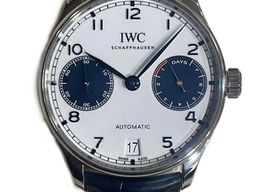 IWC Portuguese Automatic IW500715 (2023) - Wit wijzerplaat 42mm Staal