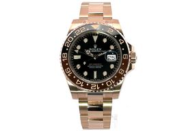 Rolex GMT-Master II 126715CHNR (2021) - Zwart wijzerplaat 40mm Roségoud