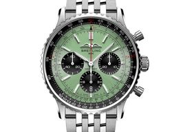Breitling Navitimer 1 B01 Chronograph AB0138241L1A1 (2025) - Green dial 43 mm Steel case