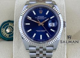 Rolex Datejust 41 126334 (2024) - Blauw wijzerplaat 41mm Staal