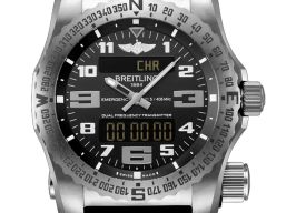 Breitling Emergency E76325221B1S1 (2026) - Zwart wijzerplaat 51_MM Titanium