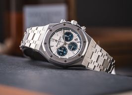 Audemars Piguet Royal Oak Chronograph 26315ST.OO.1256ST.01 (2021) - Silver dial 38 mm Steel case