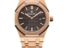 Audemars Piguet Royal Oak Lady 67650OR.OO.1261OR.01 (2025) - Bruin wijzerplaat 33mm Roségoud