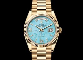 Rolex Day-Date 36 128238 (2022) - Blue dial 43 mm Yellow Gold case