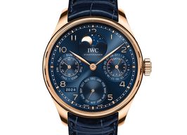 IWC Portuguese Perpetual Calendar IW503312 (2025) - Blue dial 44 mm Rose Gold case
