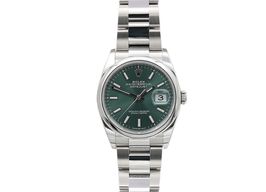 Rolex Datejust 36 126200 (Unknown (random serial)) - Green dial 36 mm Steel case