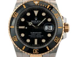 Rolex Submariner Date 116613LN (2020) - Zwart wijzerplaat 40mm Goud/Staal