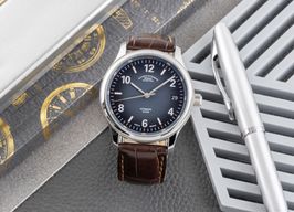 Mühle Glashütte Unknown M1-43-16-LB (Unknown (random serial)) - Black dial 43 mm Steel case