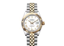 Rolex Lady-Datejust 279173 (2024) - Wit wijzerplaat 28mm Goud/Staal