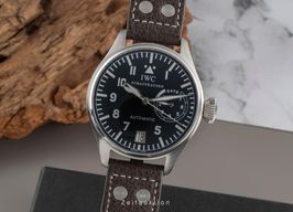 IWC Big Pilot IW500201 (2004) - Zwart wijzerplaat 46mm Staal