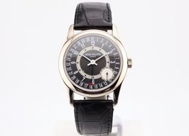 Patek Philippe Calatrava 6000G-010 (2008) - Grijs wijzerplaat 37mm Witgoud