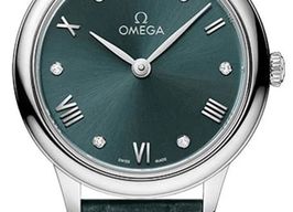 Omega De Ville 434.13.28.60.60.001 (2026) - Turquoise wijzerplaat 28mm Staal