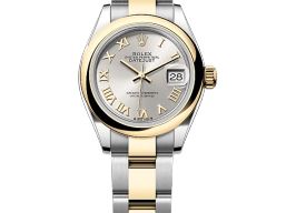 Rolex Lady-Datejust 279163 (2025) - Zilver wijzerplaat 28mm Goud/Staal