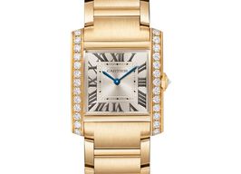 Cartier Tank Française WJTA0040 (2023) - Zilver wijzerplaat Onbekend Geelgoud