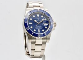 Rolex Submariner Date 116619LB (2010) - Blauw wijzerplaat 40mm Witgoud