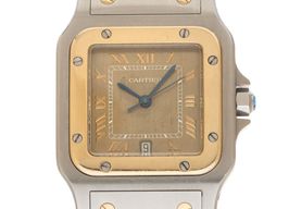 Cartier Santos Galbée 187901 (1995) - Champagne dial 29 mm Steel case