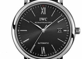 IWC Portofino Automatic IW356502 (2025) - Zwart wijzerplaat 40mm Staal