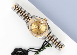 Rolex Lady-Datejust 69173 (1997) - Champagne dial 26 mm Gold/Steel case