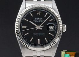 Rolex Datejust 1601 (1974) - Zwart wijzerplaat 36mm Staal