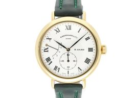 Eberhard & Co. 8 Jours 20017 (2001) - Wit wijzerplaat 40mm Geelgoud