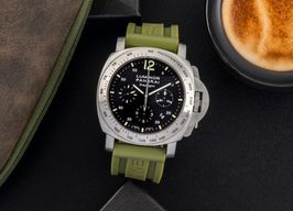 Panerai Luminor Chrono PAM00250 (2006) - Zwart wijzerplaat 44mm Staal