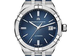 Maurice Lacroix Aikon AI6008-SS000-430-4 (2024) - Blauw wijzerplaat 42mm Staal