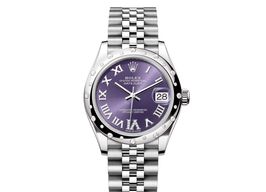 Rolex Datejust 31 278344RBR-0028 (2024) - Purple dial 31 mm Steel case