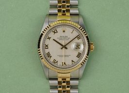 Rolex Datejust 36 16233 (1995) - Beige dial 36 mm Gold/Steel case