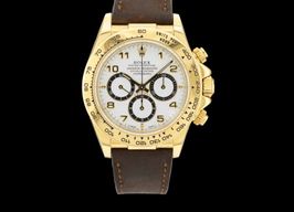 Rolex Daytona 16518 (1997) - Wit wijzerplaat 40mm Geelgoud