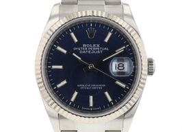 Rolex Datejust 36 126234 (2020) - Blue dial 36 mm Steel case