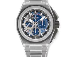 Zenith Defy 95.9100.9004/01.I001 (2025) - Zwart wijzerplaat 45mm Titanium