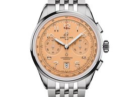 Breitling Premier AB0145331K1A1 (2025) - Roze wijzerplaat 42mm Staal