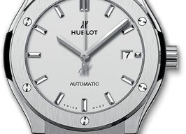 Hublot Classic Fusion 542.NX.2611.LR (2024) - Silver dial 42 mm Titanium case