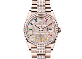 Rolex Day-Date 36 128345RBR (2025) - Diamant wijzerplaat 36mm Roségoud