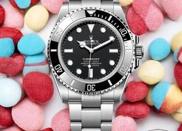 Rolex Submariner No Date 124060 (2024) - Zwart wijzerplaat 41mm Staal