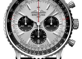 Breitling Navitimer 1 B01 Chronograph AB0138241G1P1 (2025) - Silver dial 43 mm Steel case