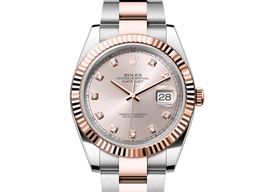 Rolex Datejust 41 126331-0007 (2024) - Pink dial 41 mm Steel case