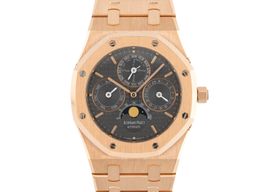 Audemars Piguet Royal Oak Perpetual Calendar 26252OR.OO.D092CR.01 (Unknown (random serial)) - Brown dial 39 mm Rose Gold case