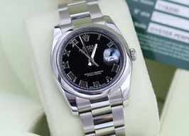 Rolex Datejust 36 116200 (Unknown (random serial)) - Black dial 36 mm Steel case