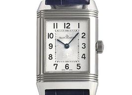 Jaeger-LeCoultre Reverso Classic Small Duetto Q2668432 (2023) - Zilver wijzerplaat 35mm Staal